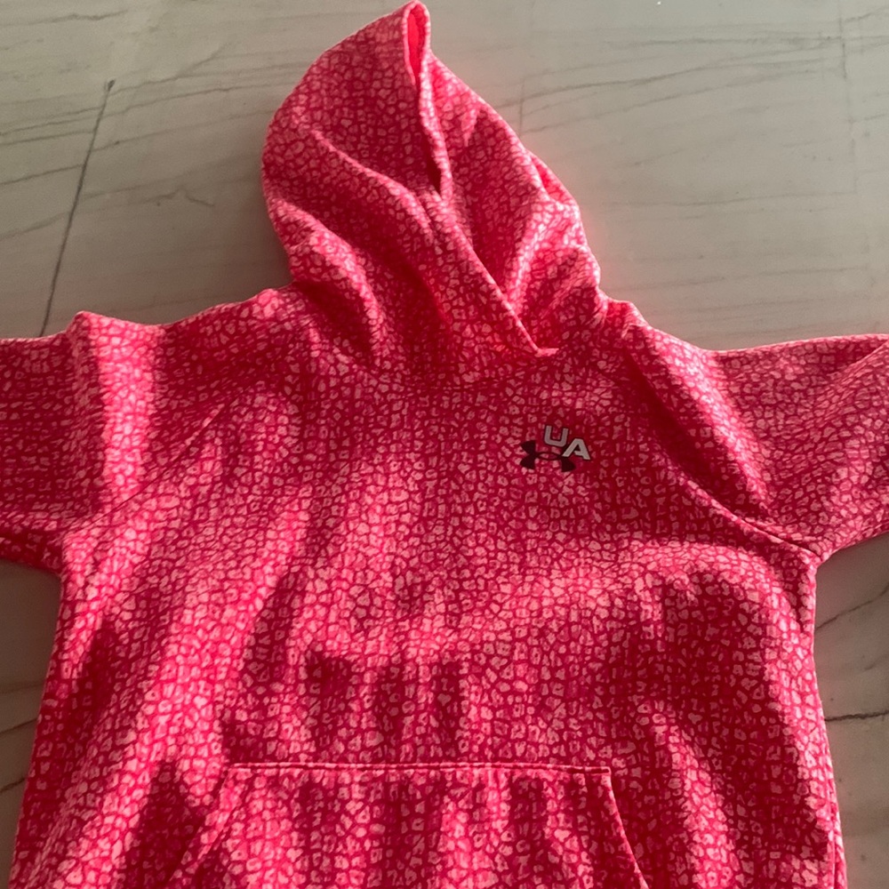 Pink Cheetah Print Under Armour Junior’s Hoodie